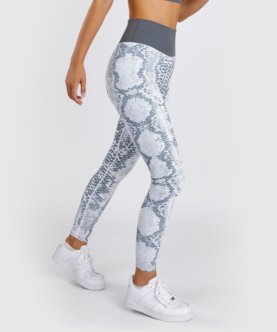 venum white snake legging for women - white