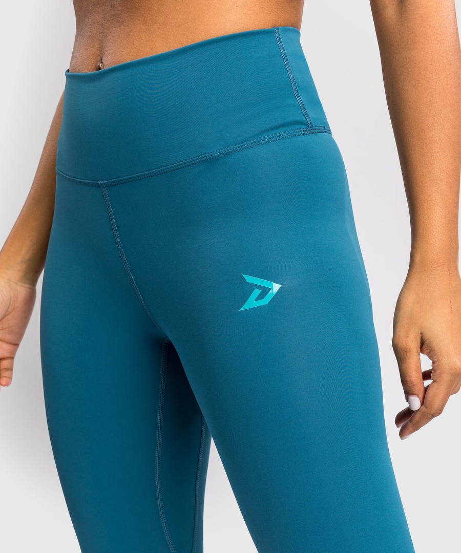 venum x demi women full length leggings - azur blue