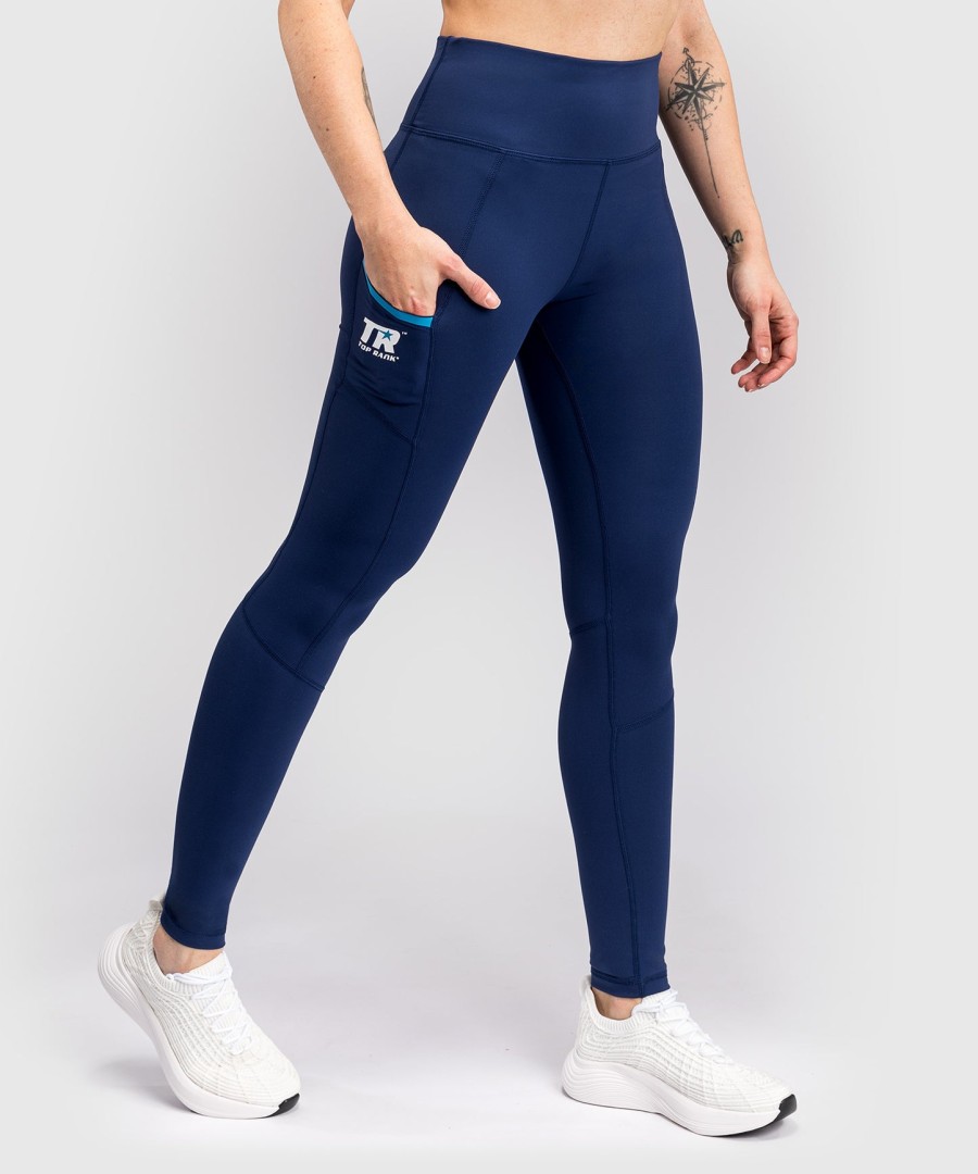 venum x top rank original women full-length leggings - navy blue