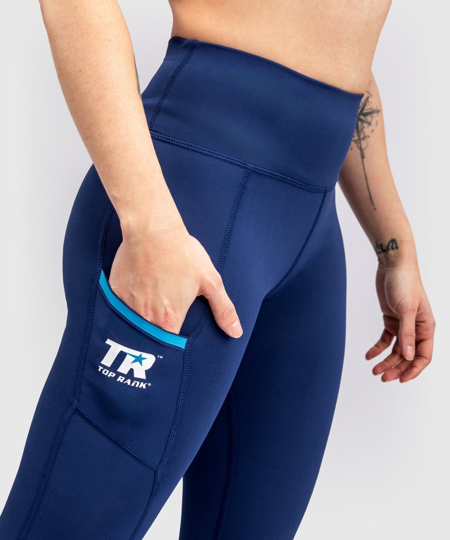 venum x top rank original women full-length leggings - navy blue