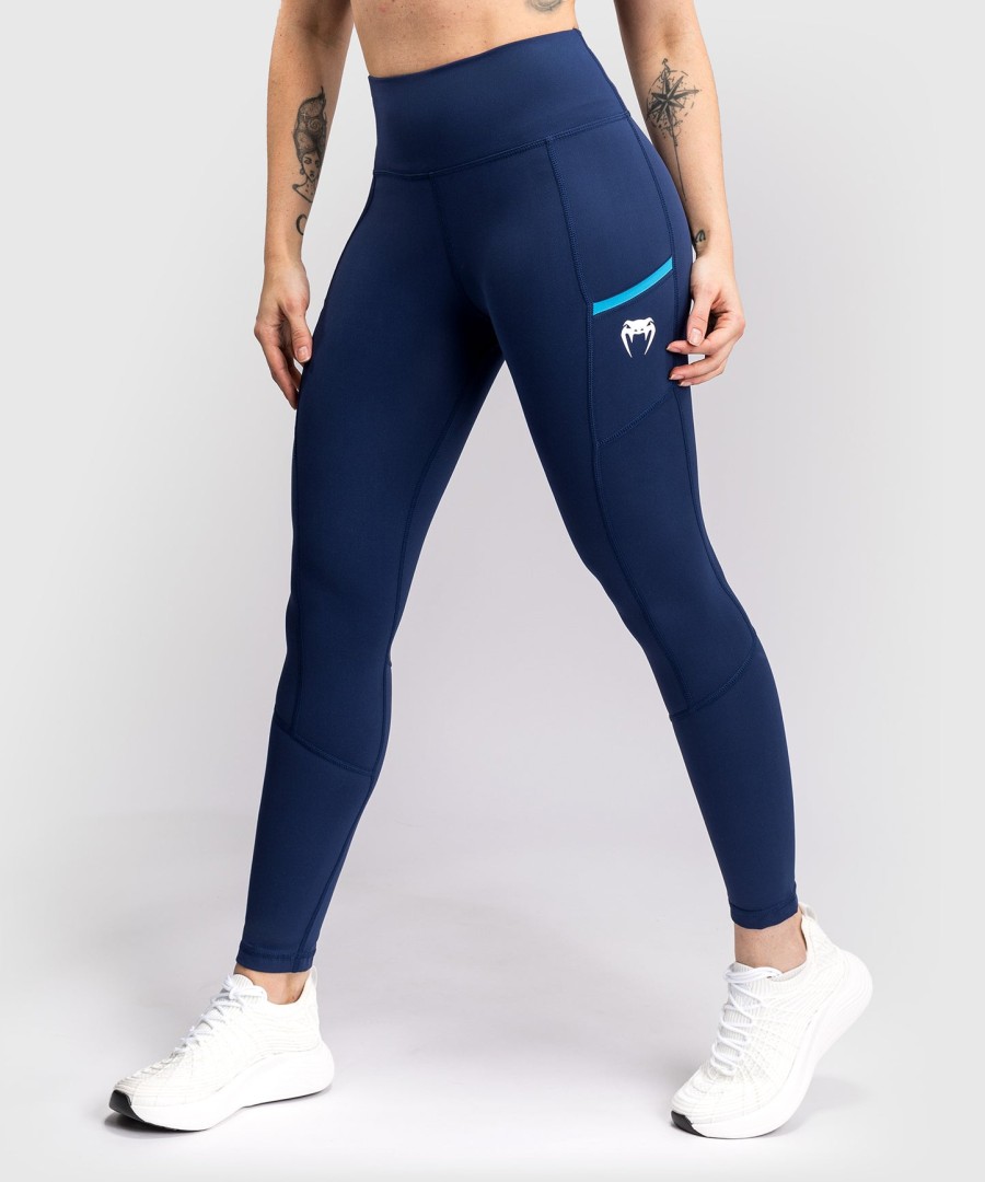 venum x top rank original women 78 leggings - navy blue