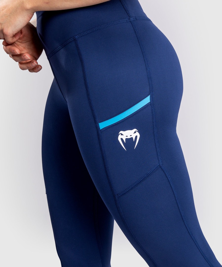 venum x top rank original women 78 leggings - navy blue