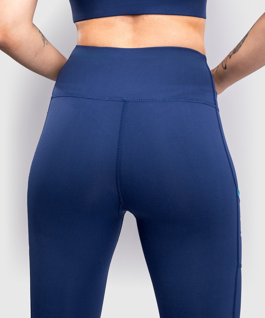 venum x top rank original women 78 leggings - navy blue