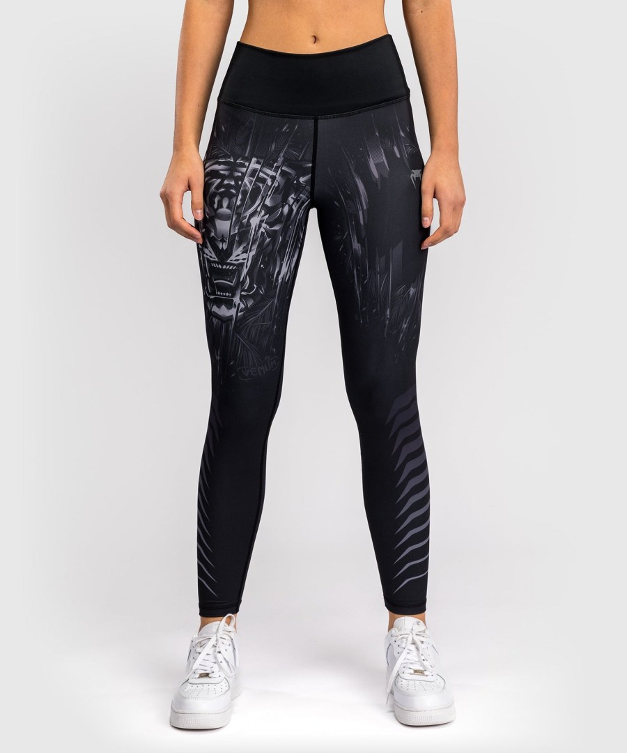 venum tiger women leggings - blacksilver