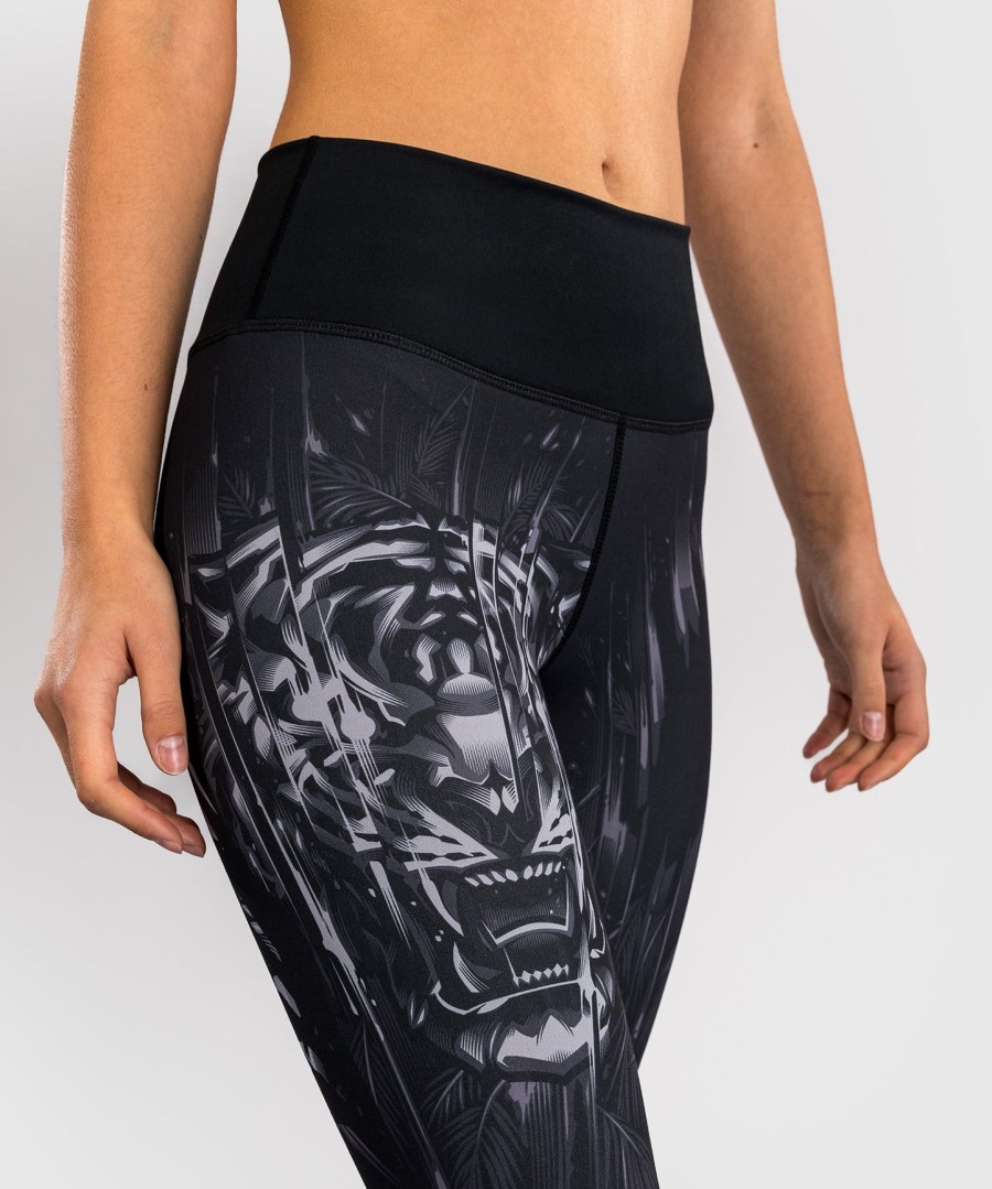 venum tiger women leggings - blacksilver