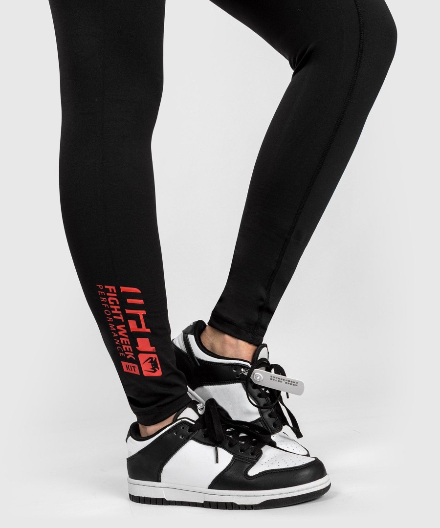 ufc adrenaline by venum fight week women performance tight - black