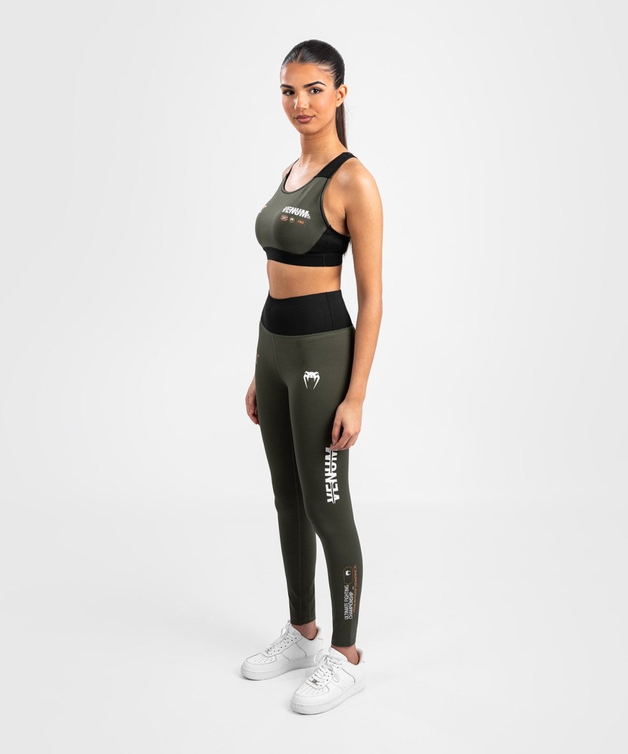 ufc adrenaline by venum fight week women performance tight - khakibronze