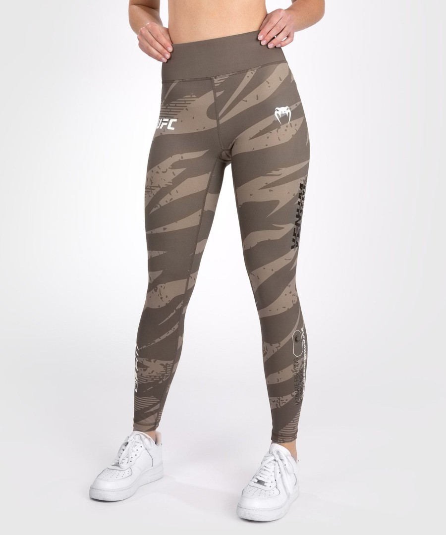 ufc adrenaline by venum fight week women performance tight - desert camo