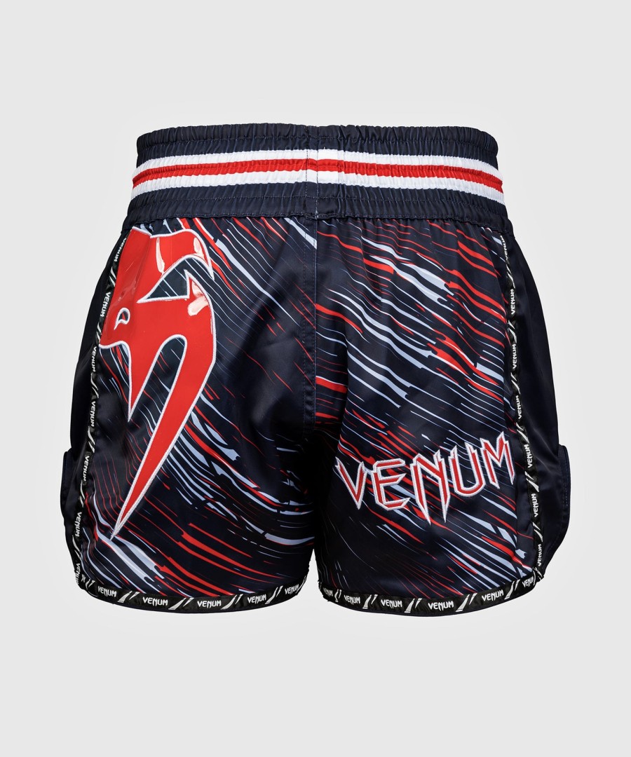 venum giant muay thai shorts - red