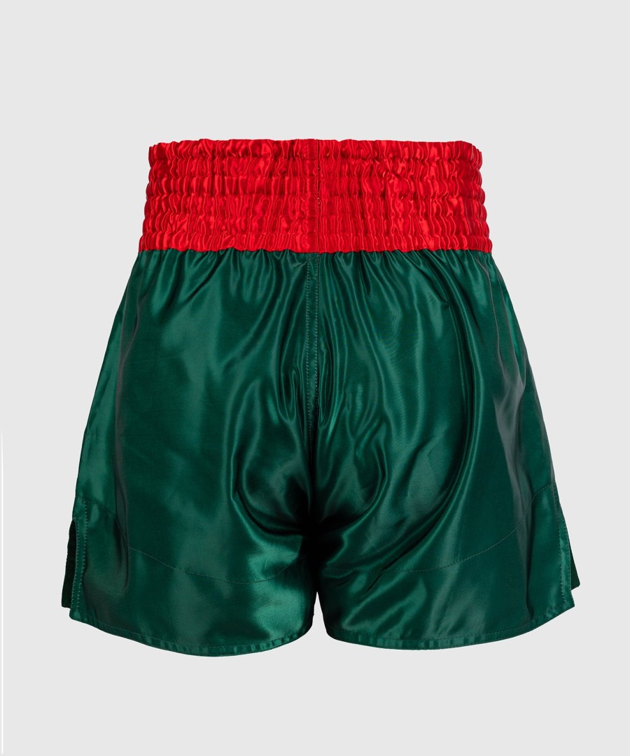 venum classic muay thai shorts - deep forest green