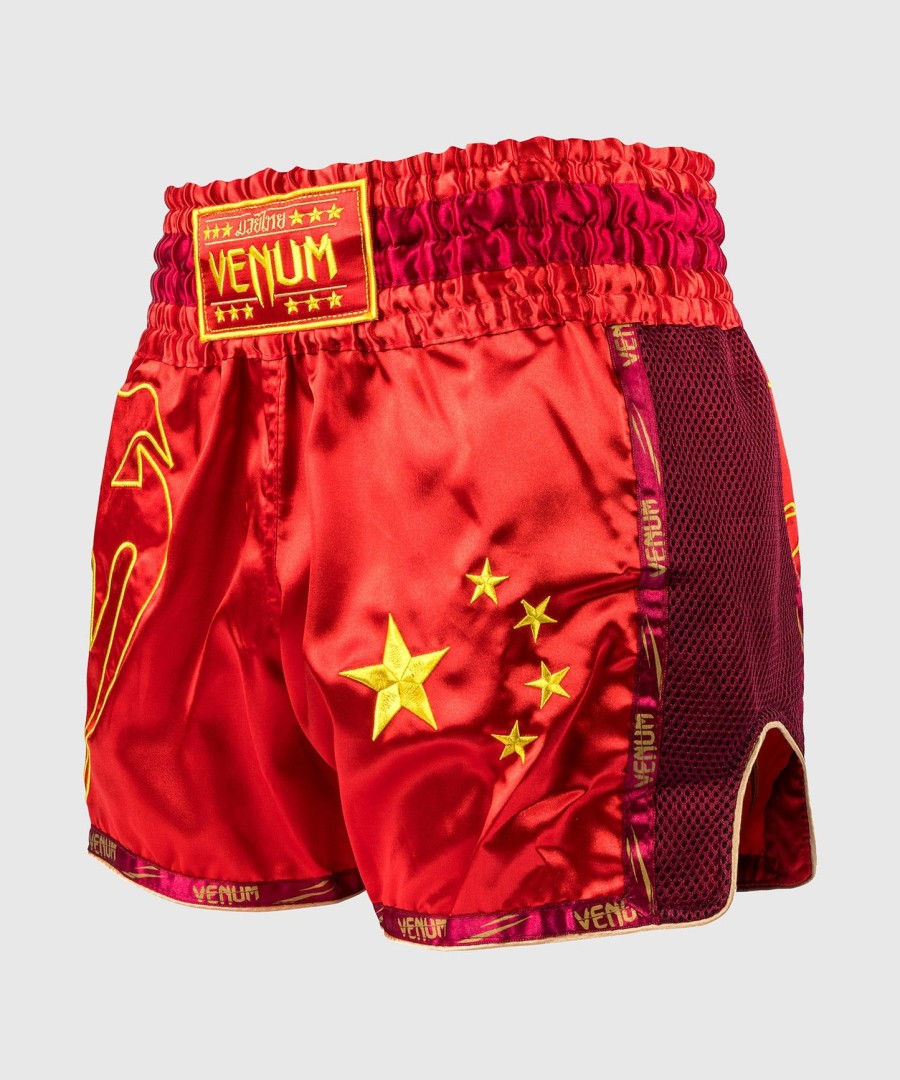 venum mt flags muay thai shorts - chinese flag