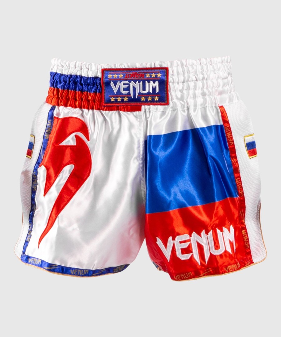 venum mt flags muay thai shorts - russian flag