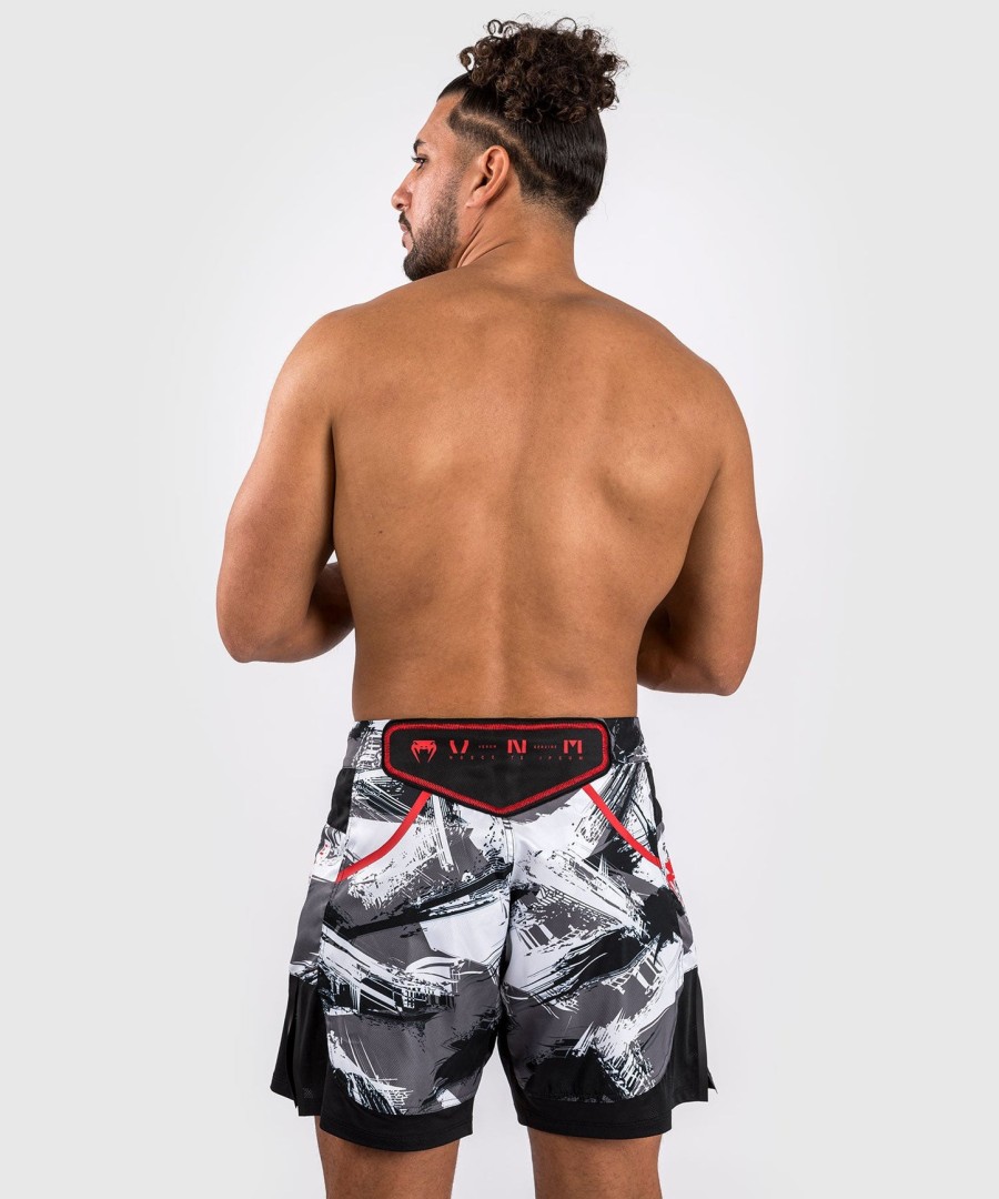 venum electron 3.0 fight shorts - greyred