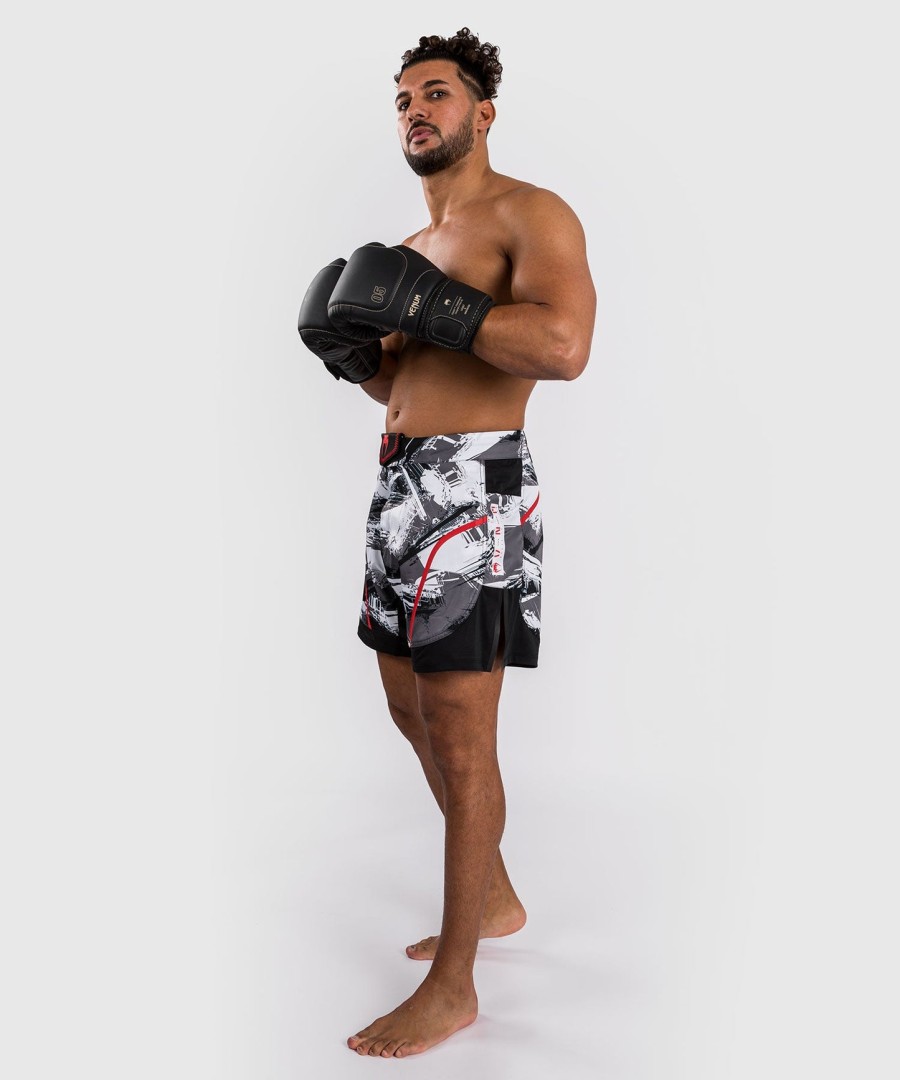 venum electron 3.0 fight shorts - greyred