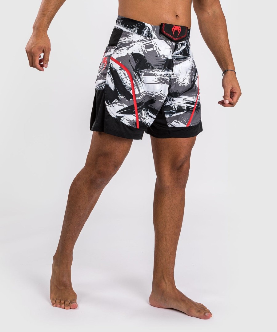 venum electron 3.0 fight shorts - greyred