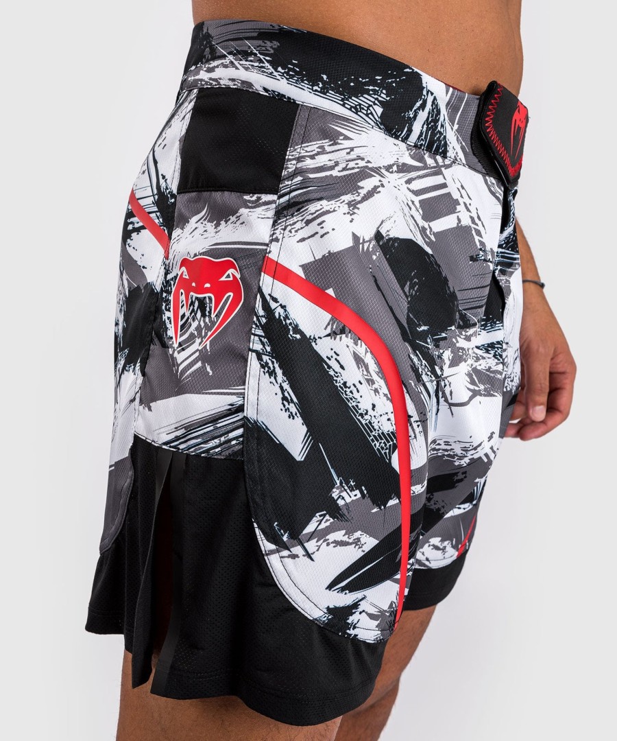 venum electron 3.0 fight shorts - greyred