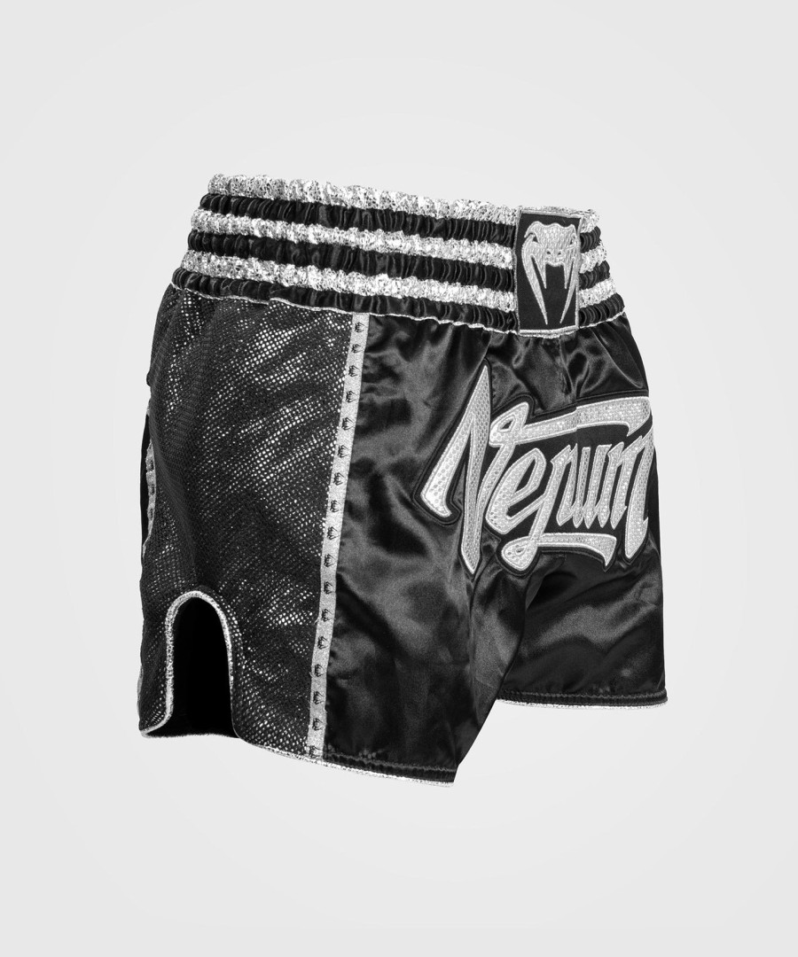 venum absolute 2.0 muay thai shorts - blacksilver