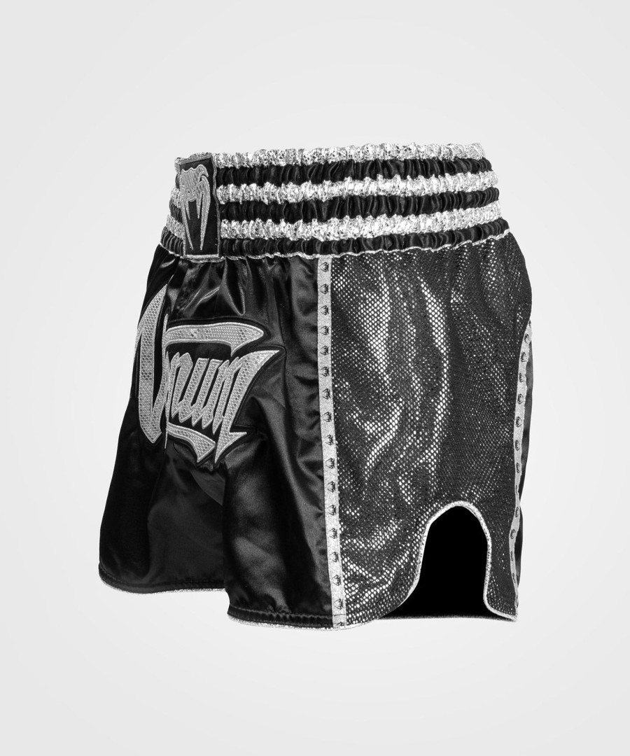 venum absolute 2.0 muay thai shorts - blacksilver