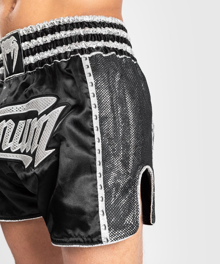 venum absolute 2.0 muay thai shorts - blacksilver