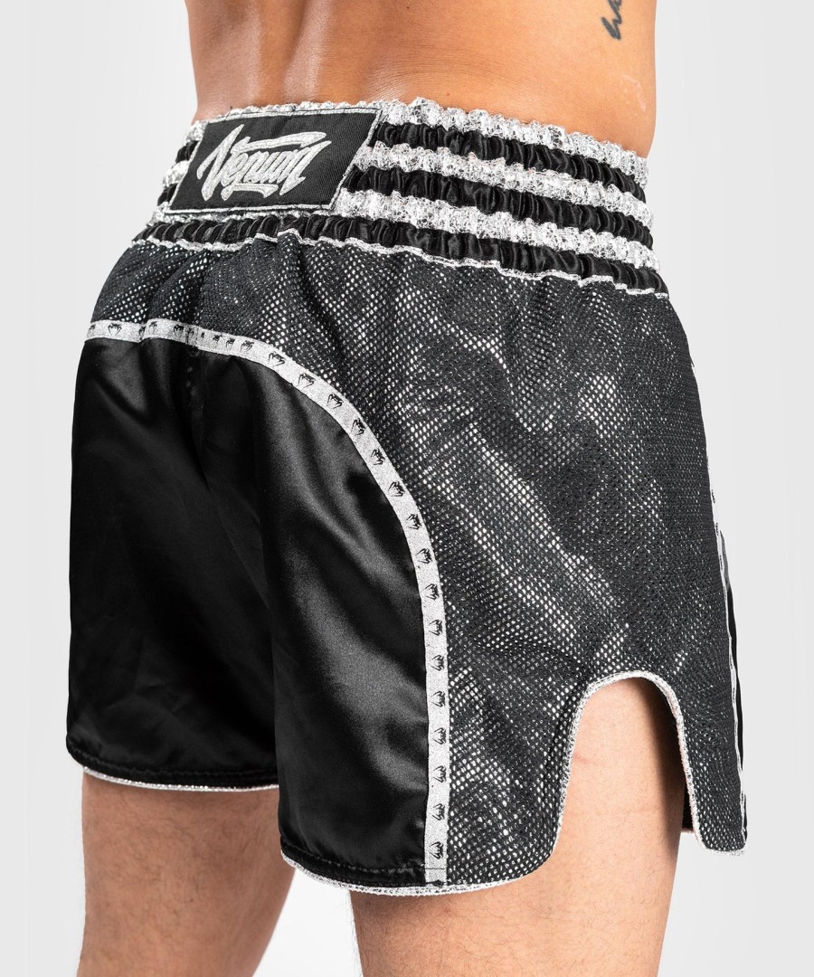 venum absolute 2.0 muay thai shorts - blacksilver