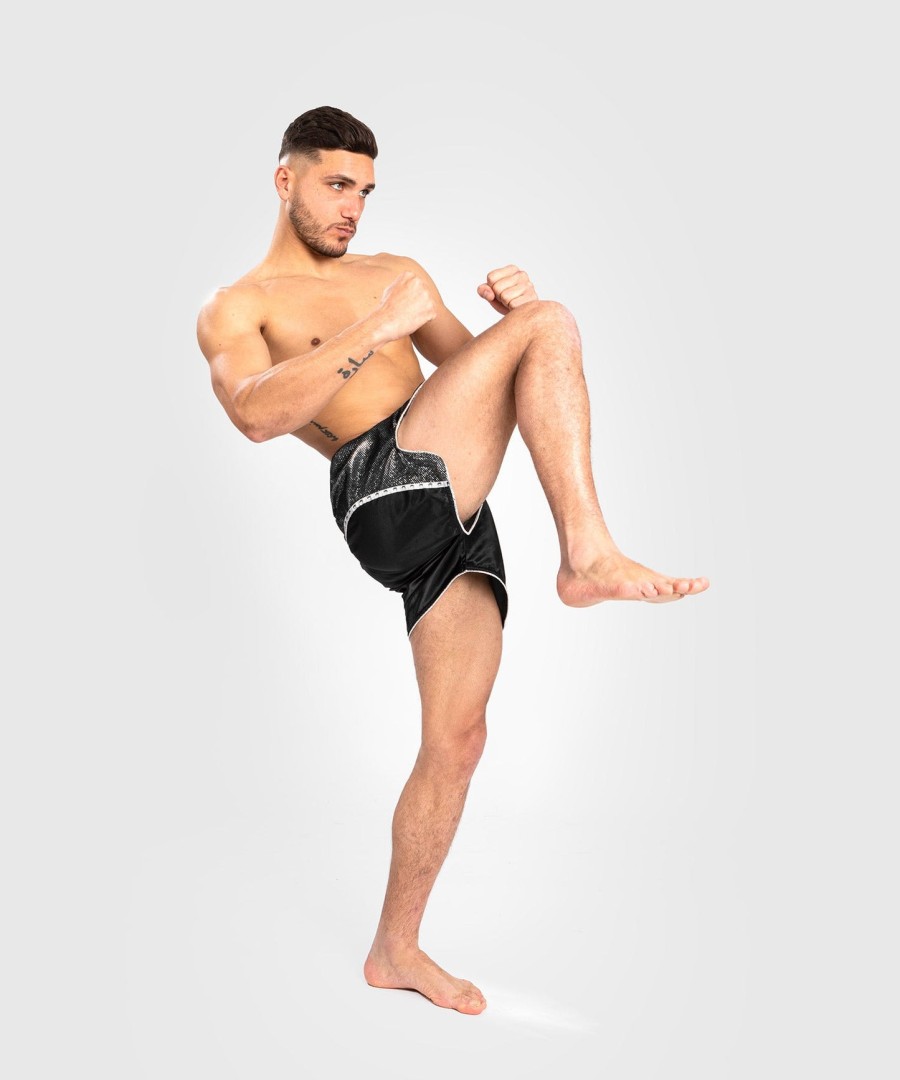 venum absolute 2.0 muay thai shorts - blacksilver