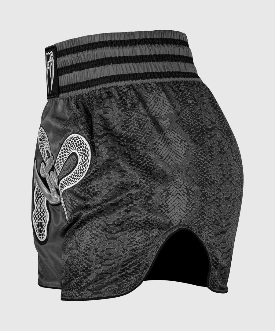 venum amazonia women muay thai shorts - dark grey