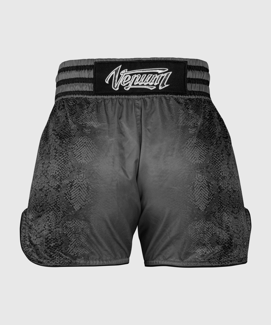 venum amazonia women muay thai shorts - dark grey
