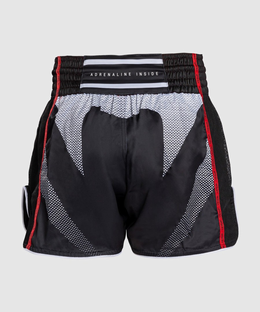 venum adrenaline muay thai shorts - red