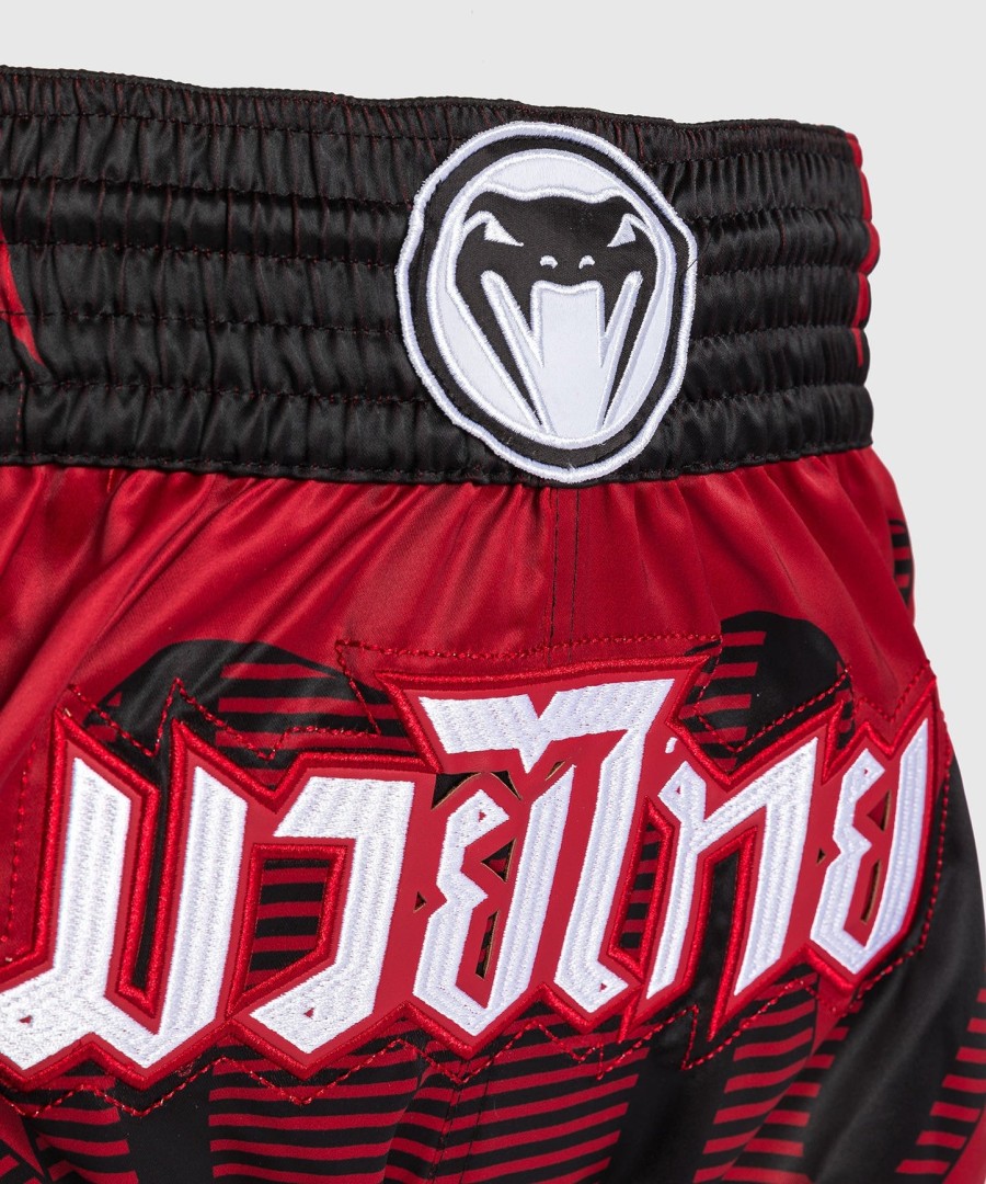 venum adrenaline muay thai shorts - red