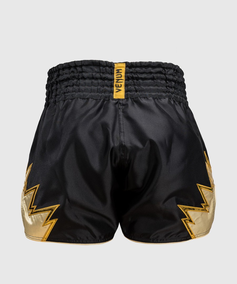 venum inferno muay thai shorts - blackgold
