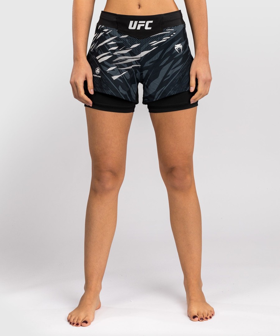 ufc fusion by venum authentic fight night women fight short - black