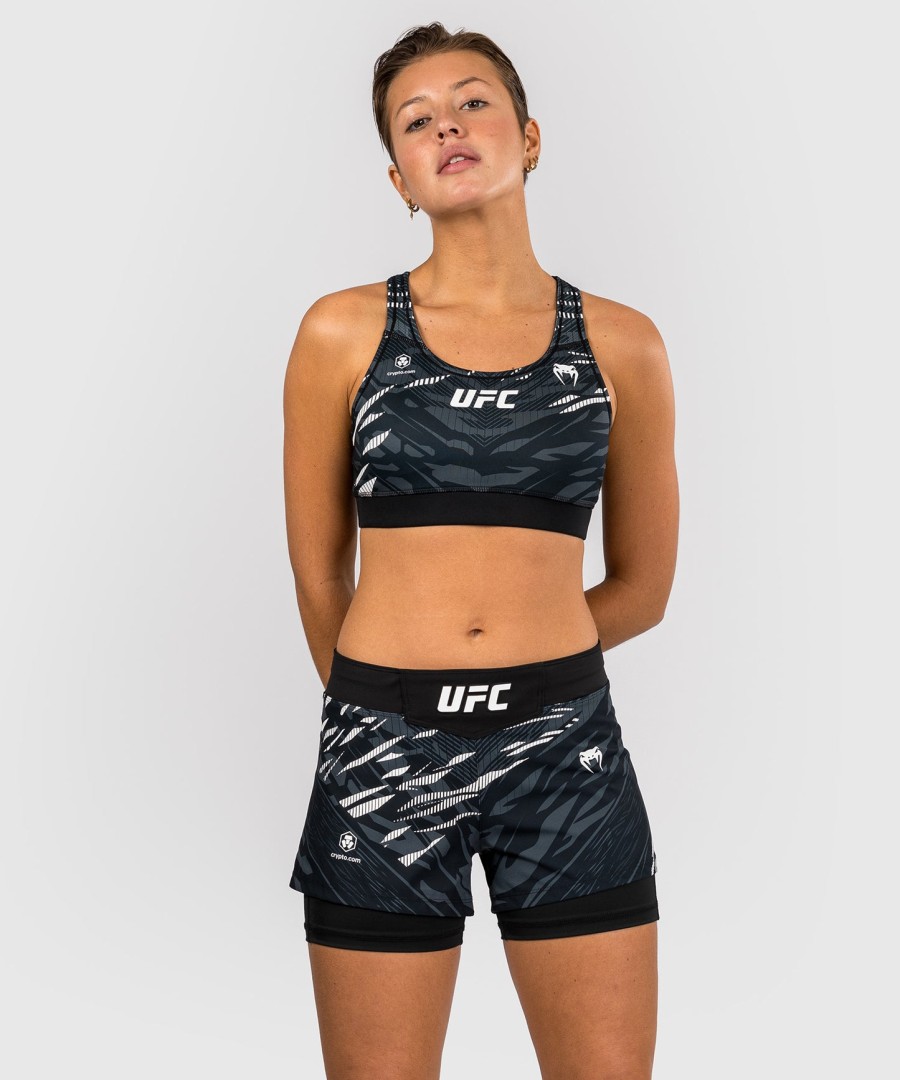 ufc fusion by venum authentic fight night women fight short - black