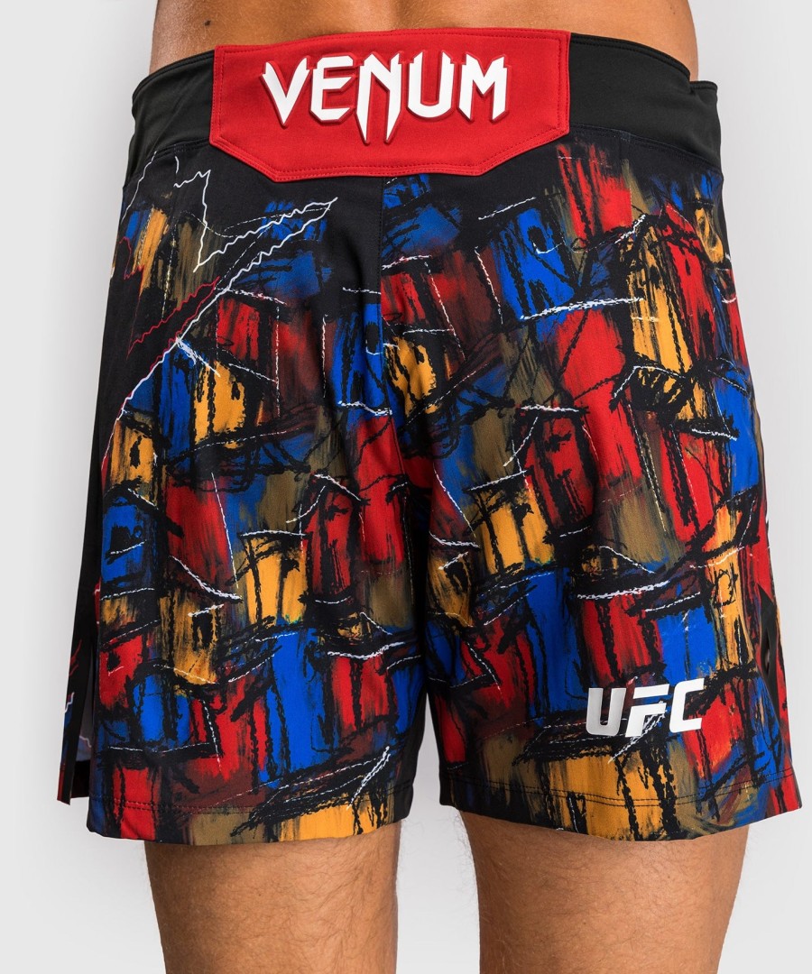 men ufc unrivaled by venum red charles oliveira fight short