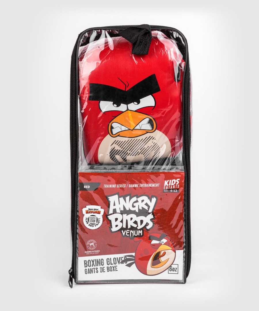 venum angry birds boxing gloves - for kids - red
