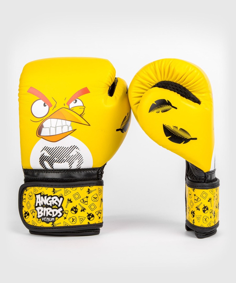 venum angry birds boxing gloves - for kids - yellow