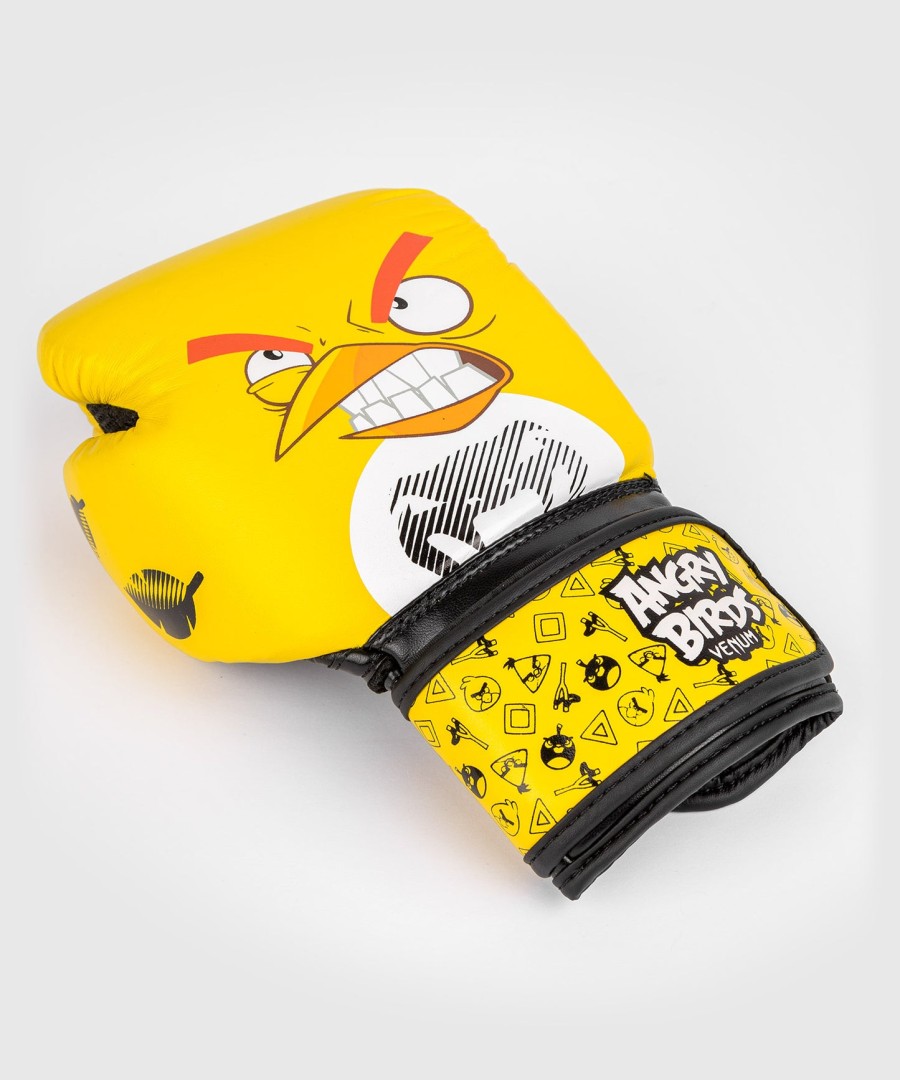venum angry birds boxing gloves - for kids - yellow