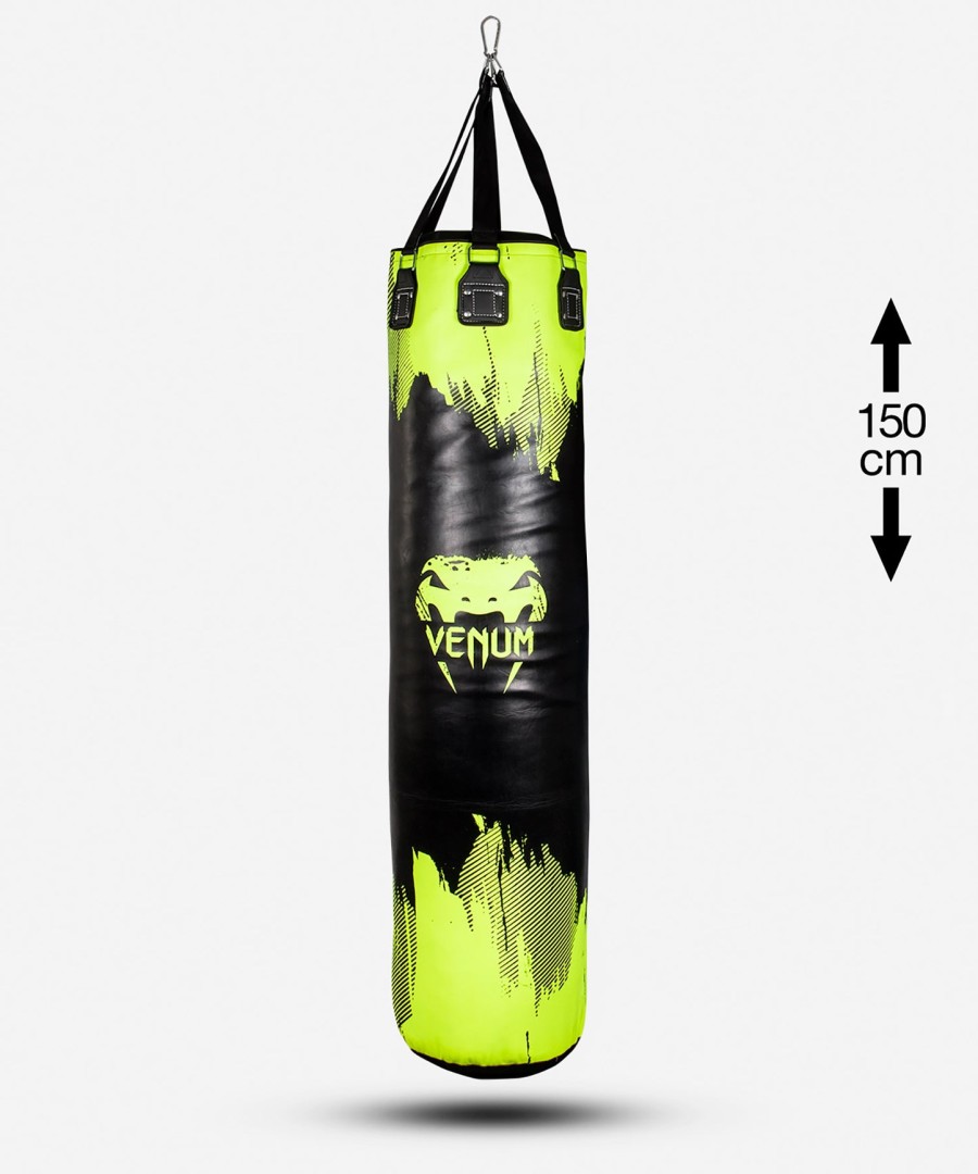 venum hurricane punching bag - neo yellowblack - 150 cm