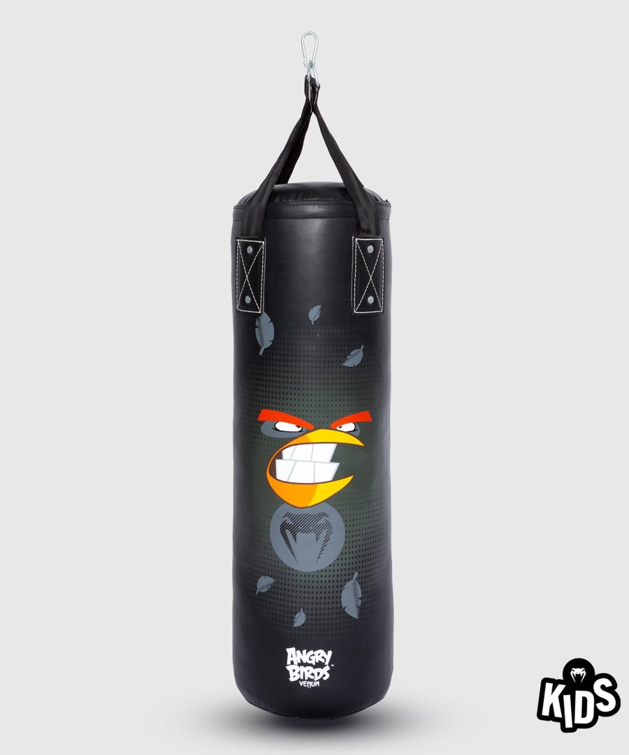 venum angry birds punching bag - for kids - blackred