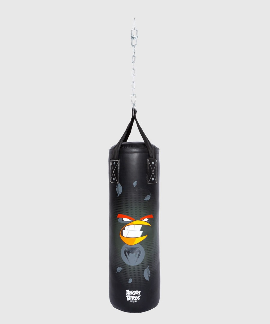 venum angry birds punching bag - for kids - blackred