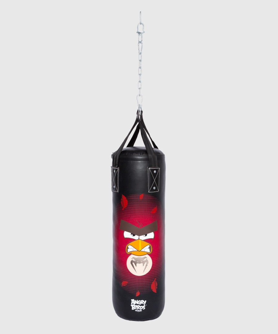 venum angry birds punching bag - for kids - blackred