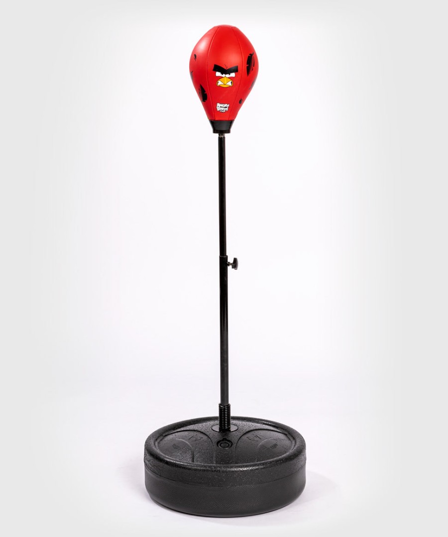venum angry birds standing punching bag - for kids - black