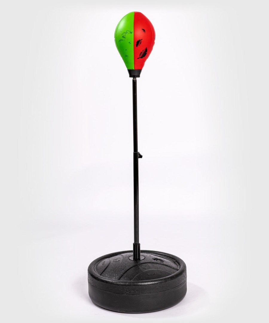 venum angry birds standing punching bag - for kids - black