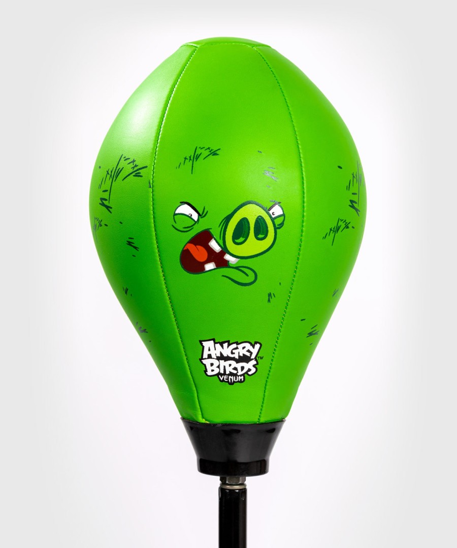 venum angry birds standing punching bag - for kids - black