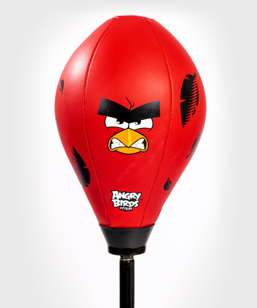 venum angry birds standing punching bag - for kids - black