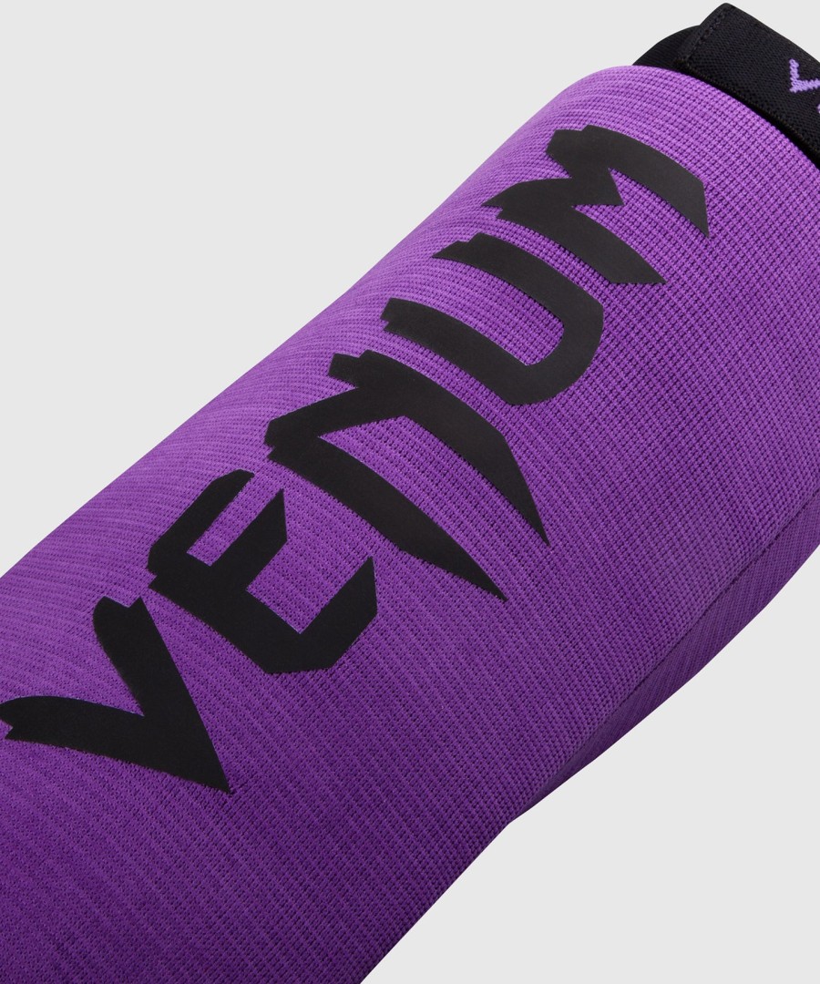 venum kontact shin guards - purple