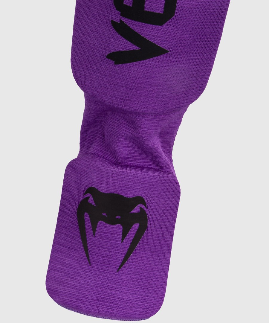 venum kontact shin guards - purple