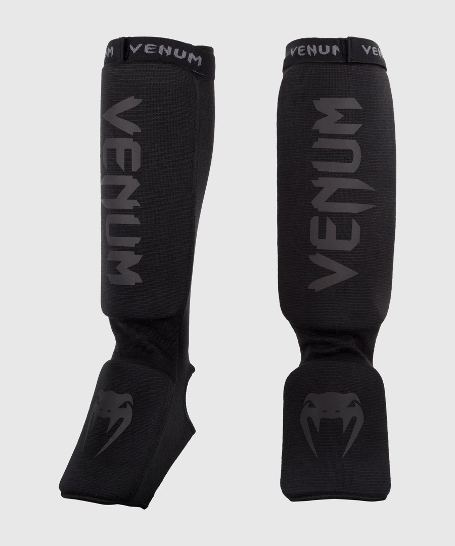 venum kontact shin guards - blackblack