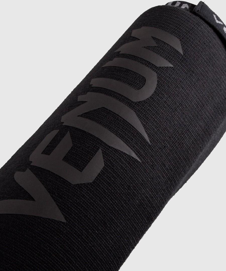 venum kontact shin guards - blackblack