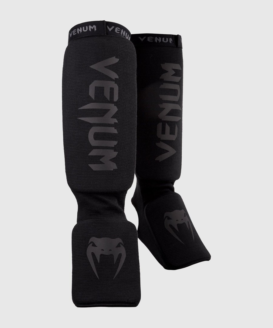 venum kontact shin guards - blackblack