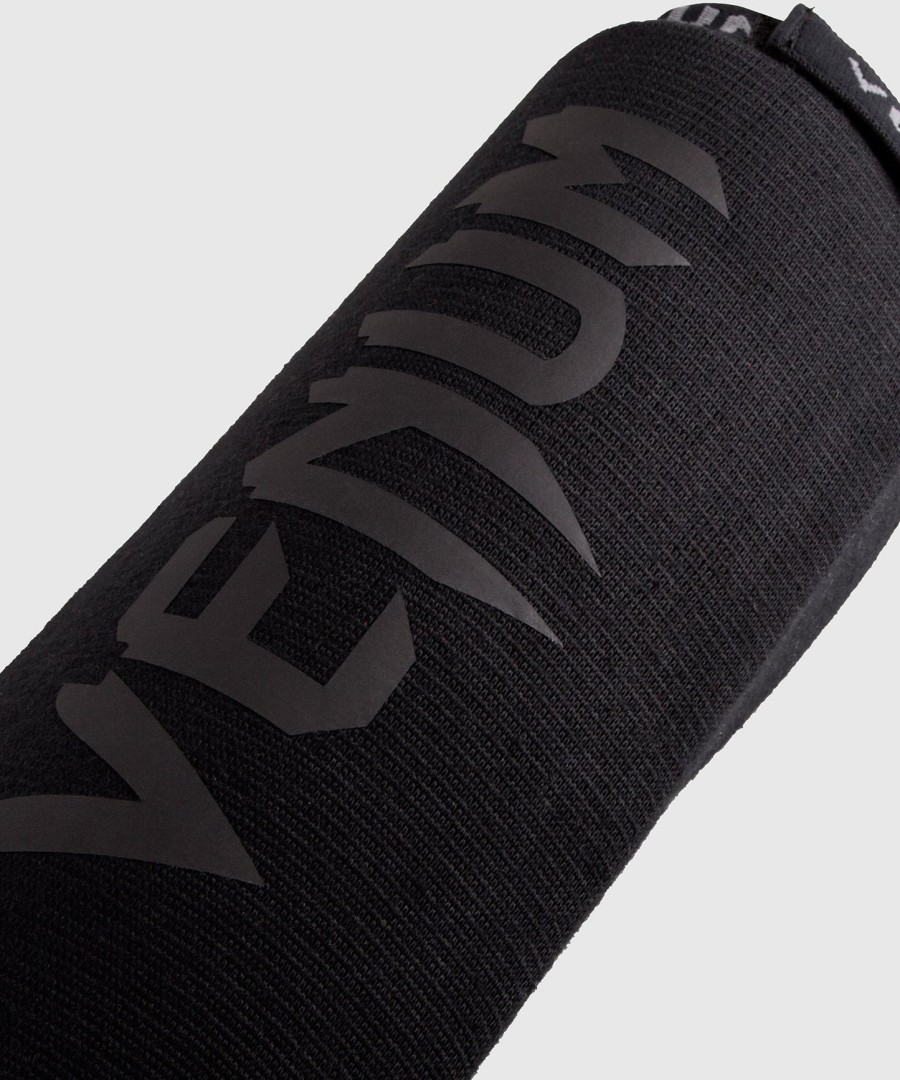 venum kontact shin guards - blackblack